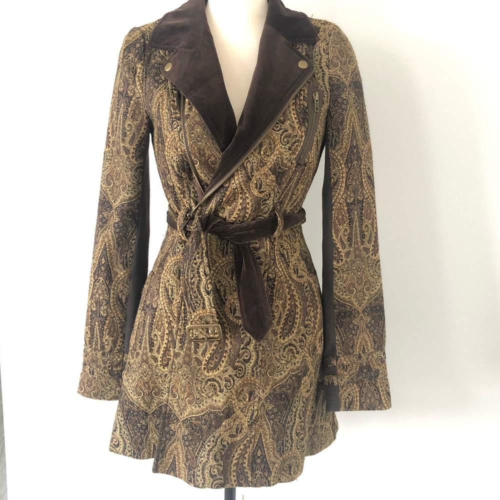 Beautiful paisley free people coat